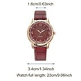 Hard Work Twocolor Dial Quartz Ladies Watch Belt Watch Women