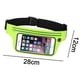 thumbnail image 2 of Riñonera para correr con soporte para teléfono, riñonera delgada para entrenamiento con bolsillo para funda con pantalla táctil, 2 of 5