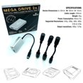 thumbnail image 2 of Kaico Sega Saturn 2X Line Doubler & Sega Genesis Hdmi Adapter - For Megadrive Snk Neo Geo Sega Genesis Sega Saturn Console - Supports Rgb And Composite Output - All In One 2X Line Doubler Hdmi, 2 of 5