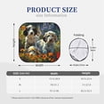 thumbnail image 3 of Sikiie Sunflower Field Spotted Dog Print Foldable Car Windshield Sun Visor, Car Window Sunshade Suitable for Sedan, SUV and Truck Car Accessories-Medium, 3 of 6