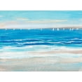 thumbnail image 2 of OToole, Tim 18x15 White Modern Wood Framed Museum Art Print Titled - Low Cerulean Tide I, 2 of 4