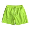 thumbnail image 1 of Pantalones de playa de un cuarto de largo de fibra de poliéster para hombres, pantalones cortos de baño de secado rápido de cinco minutos para hombres, pantalones de playa deportivos forrados para, 1 of 6
