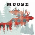 thumbnail image 3 of Carlson, Tina 12x12 Black Modern Framed Museum Art Print Titled - Moose Plaid, 3 of 5