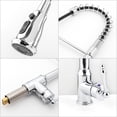 thumbnail image 3 of AKDY Spring Neck Pulldown Kitchen Faucet - Single Handle Pre-Rinse Kitchen Sink Faucet - Chrome Kitchen Faucets - Easy Installation with Mounting Hardware Included - 360 Degree Spout Swivel, 3 of 8