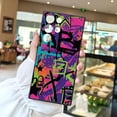 thumbnail image 2 of Destaca con esta funda de goma TPU con estampado de dibujos animados creativos para iPhone, 2 of 4