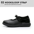 thumbnail image 2 of Ahannie Girls Mary Jane School Uniform Shoes Black Dress Flats (Toddler/Little Kid/Big Kid), 2 of 5