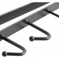 thumbnail image 4 of Debajo del gabinete Portavasos de 2 piezas, portavasos con 6 ganchos, sin taladro, utensilios de cocina, estante de almacenamiento colgante, gancho para tazas para organización de cocina y bar, 4 of 6
