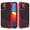 Black & Red, variant on ZIZO DIVISION Series for iPhone 12 Mini Case - Sleek Modern Protection - Saffiano Blush