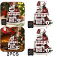 thumbnail image 1 of 24 Piezas Gnomos Navideños Rústicos Letreros para Fiestas Navideñas (B), 1 of 2
