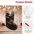 thumbnail image 4 of Picia Cyberpunk Skull American Flag for 18in Christmas Stockings, Xmas Stocking for Kids, Holiday and Family Stocking for Fireplace or Party Decoration, 4 of 7
