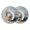 White Light Beige Gray, variant on Coastal Seashells Round 15 Inch Placemats Set of 6, Rustic Nautical Oil Abstract Painting HeatResistant Non Slip Place Mats for Dining Table, Wipeable Braided Kitchen Table Mats for Housewarming
