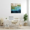 thumbnail image 2 of Stupell Industries Forest Floor River Abstraction Blue Green Brown Abstract Painting Gallery Wrapped Canvas Print Wall Art, 30 x 30, 2 of 6