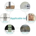 thumbnail image 5 of Paquete de 2 cerraduras para puerta de Granero de 6 pulgadas, pestillo de puerta de acero inoxidable grueso sólido resistente, ganchos de cabina y pestillo de ojo con tornillos de montaje, 5 of 5