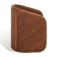 thumbnail image 6 of SAFAVIEH Couture Barnette Modern Rattan Pole Solid Accent Chair, Amber/Beige, 6 of 13