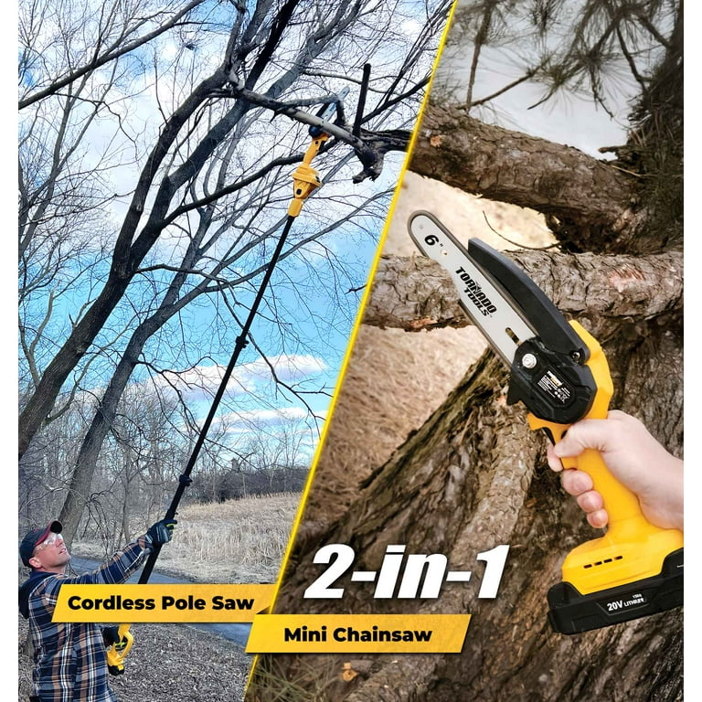 Tornado Tools 20V Mini Pole Saw - Walmart.com