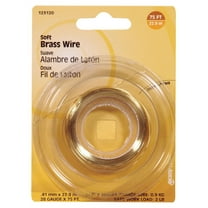 Hillman 75 ft. L Brass 28 Ga. Wire