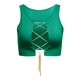 thumbnail image 4 of Camisetas sin mangas para las mujeres Camisas sin mangas para mujer, Top corto recortado a la moda, blusa Sexy con tiras ahuecadas, camiseta Sexy a la moda (Army Green, S), 4 of 6