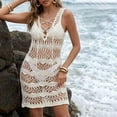thumbnail image 2 of TaTaai Womens Solid Color Sleeveless Cami Top Round Neck Casual Summer Cover Up Loose Fit Slip Dress Layering Piece Gift, 2 of 7