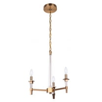 53223-SB Craftmade Lighting Tarryn - Three Light Chandelier - 20 inches wide by 19.63 inches high     -Traditional Installation