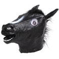 thumbnail image 1 of Máscara de broma de teatro transpirable con decoración de cabeza de caballo de Halloween para interiores y exteriores, 1 of 6
