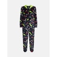 thumbnail image 4 of The Grinch Women's and Women's Plus Plush Union Suit Pajamas with Hood, Sizes XS-3X, 4 of 4