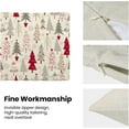 thumbnail image 5 of Christmas Pillow Covers 20x20 Set of 2, Colorful Geometric Christmas Tree Throw Pillow Covers Linen Farmhouse Winter Holiday Cushion Case Christmas Decorations for Home Couch Sofa Outdoor, 5 of 6
