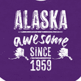 thumbnail image 4 of Inktastic Alaska Awesome Since 1959 Boys or Girls Baby Bib, 4 of 4