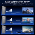 thumbnail image 4 of Antena de TV de alcance de más de 2200 millas para canales locales, antena de TV digital más fuerte, 4 of 7