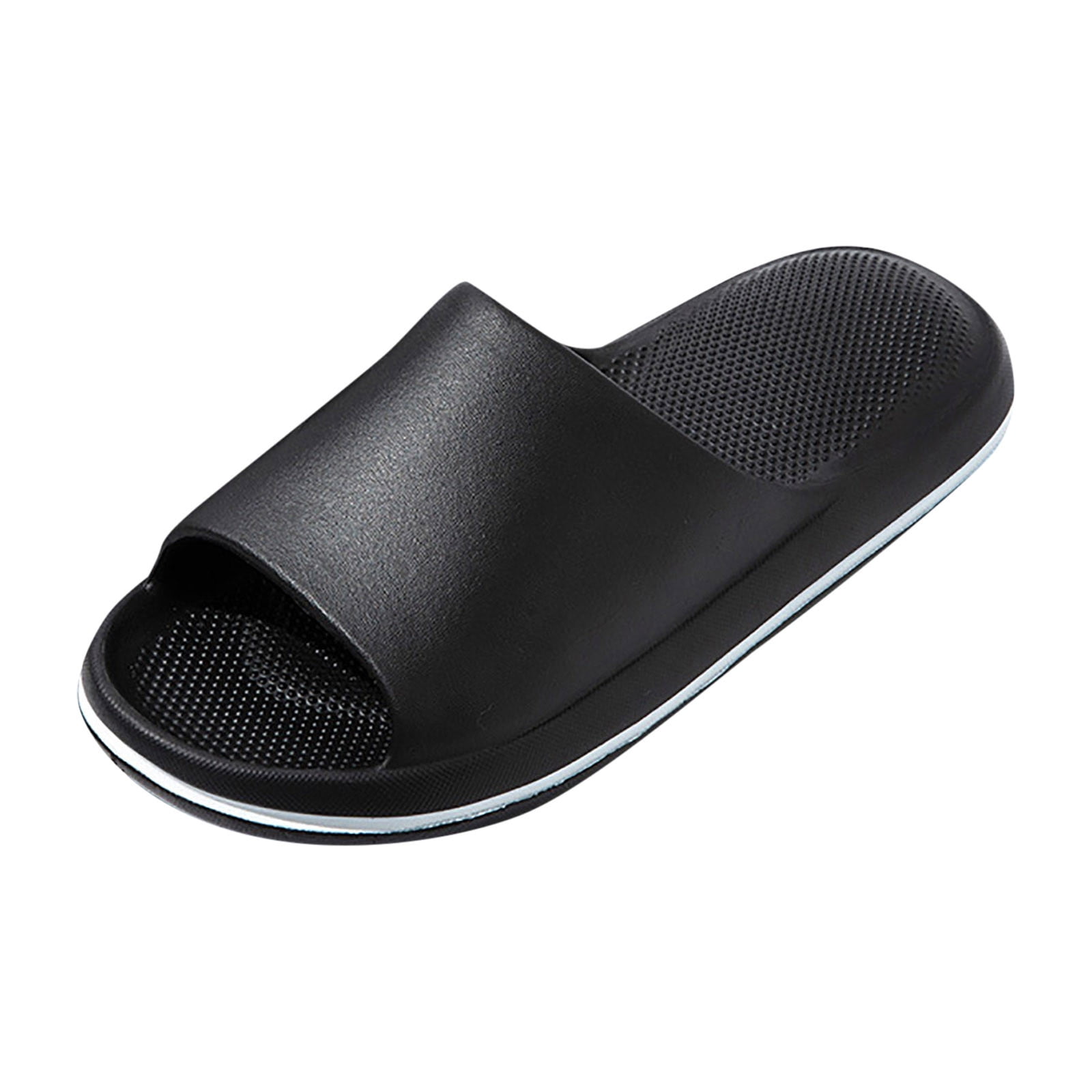 nsendm Men Shoes Adult Male Size 14 Slippers for Men Men Slippers Comfortable Flat Soled Thick Soled Soft Slippers Indoor Indoor Slippers Men Warm Black 11 Walmart