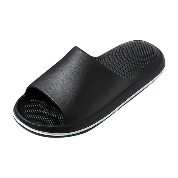 ZHAGHMIN Mens Shower Sandals Men Slippers Comfortable Flat Soled Thick ...