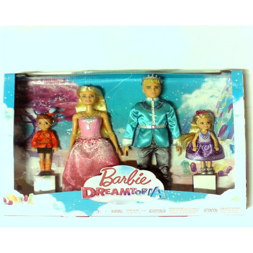 barbie dreamtopia 4 doll gift set