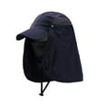 thumbnail image 2 of Yirtree Foldable Sun Cap, Fishing Hats, UPF 50+ Protection Caps with Face Mask Neck Flap, 2 of 8