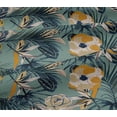 thumbnail image 5 of oneOone Cotton Jersey Dusty Teal Green Fabric Florals Fabric For Sewing Printed Craft Fabric By The Yard 58 Inch Wide, 5 of 6