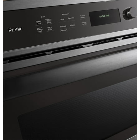 GE Profile - Advantium 30" Built-In Single Electric Wall Oven - Stainless steel