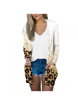 Walmart on sale cheetah cardigan