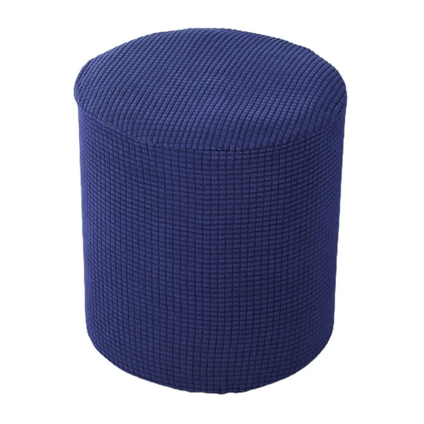 Estire para sofá para taburete de almacenamiento Sunnimix Funda otomana Azul