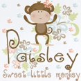 thumbnail image 2 of CafePress - Paisley..Sweet Little Monkey Infant Bodysuit - Baby Light Bodysuit, Size Newborn - 24 Months, 2 of 4