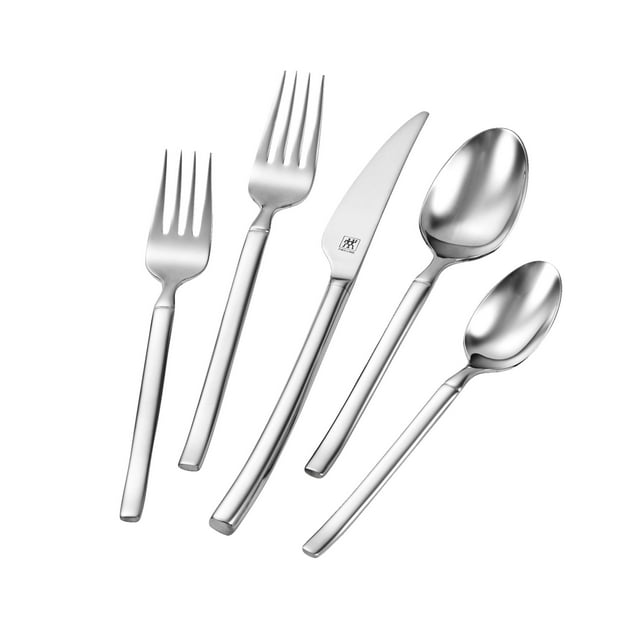 ZWILLING Opus 45 Piece Flatware Set Matted Satin Finished