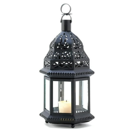 Zingz and Thingz Moroccan Birdcage Lantern in Black