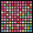 Colorful Block Pattern, variant on FORMRS 1-Subject Spiral Notebook 8" x 5" College Ruled 60 Refillable Sheet A5 Hard Cover, Brown Flowers