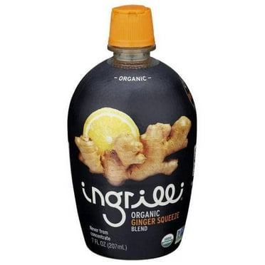 Ingrilli Organic Lemon Squeeze – 7 Fl Oz Bottle (Pack Of 3), Sicilian Cold-Pressed Juice