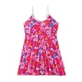thumbnail image 6 of SHEWIN Swimdress for Women One Piece Floral Printed Bathing Suit High Waisted Tummy Control Modest Swim Dress with Pocket, 6 of 8
