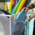 thumbnail image 2 of Essentially Yours Pool Floats, Balls, Toys and Equipment Rolling Mesh Organizer Storage Bin, Large, (35" W x 25.4" L x 37.5" H), White Style 455102, 2 of 8
