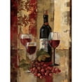 thumbnail image 3 of Vassileva, Silvia 12x14 Black Modern Framed Museum Art Print Titled - Graffiti and Wine II, 3 of 5
