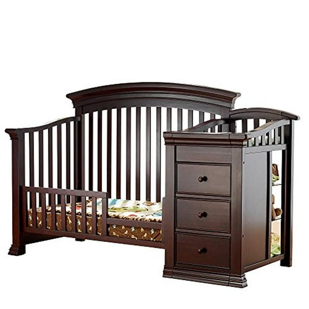Sorelle Verona Crib and Changer Guard Rail Espresso
