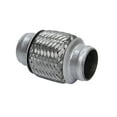 Vibrant SS Flex Coupling with Inner Braid Liner 2.25in inlet/outlet x 4in flex length