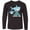 AB-Black, variant on Inktastic My Big Sister Loves Me with Cute Sharks Long Sleeve Youth T-Shirt