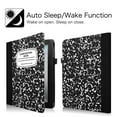 thumbnail image 4 of Fintie iPad 2/ iPad 3/ iPad 4 Gen Folio Case - PU Leather Cover with Auto Wake/ Sleep Feature, Composition Book Black, 4 of 7
