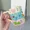 A, variant on Creative Macaron color Ceramics Mug , Breakfast Morning Mug Coffe Cup,Cartoon Coffee cup-16.91 oz(A)