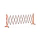 thumbnail image 1 of Yeshouse Barrera de seguridad extensible, plegable y móvil, ajustable a 270°, con 6 ruedas, retráctil, para control de tráfico, cordón, ascensor, garaje y eventos. Fácil de montar, 1 of 6